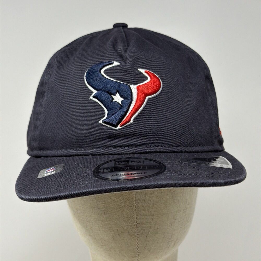 NWT New Era 19TWENTY Houston Texans NFL Adjustable Hat Navy Blue OSFM